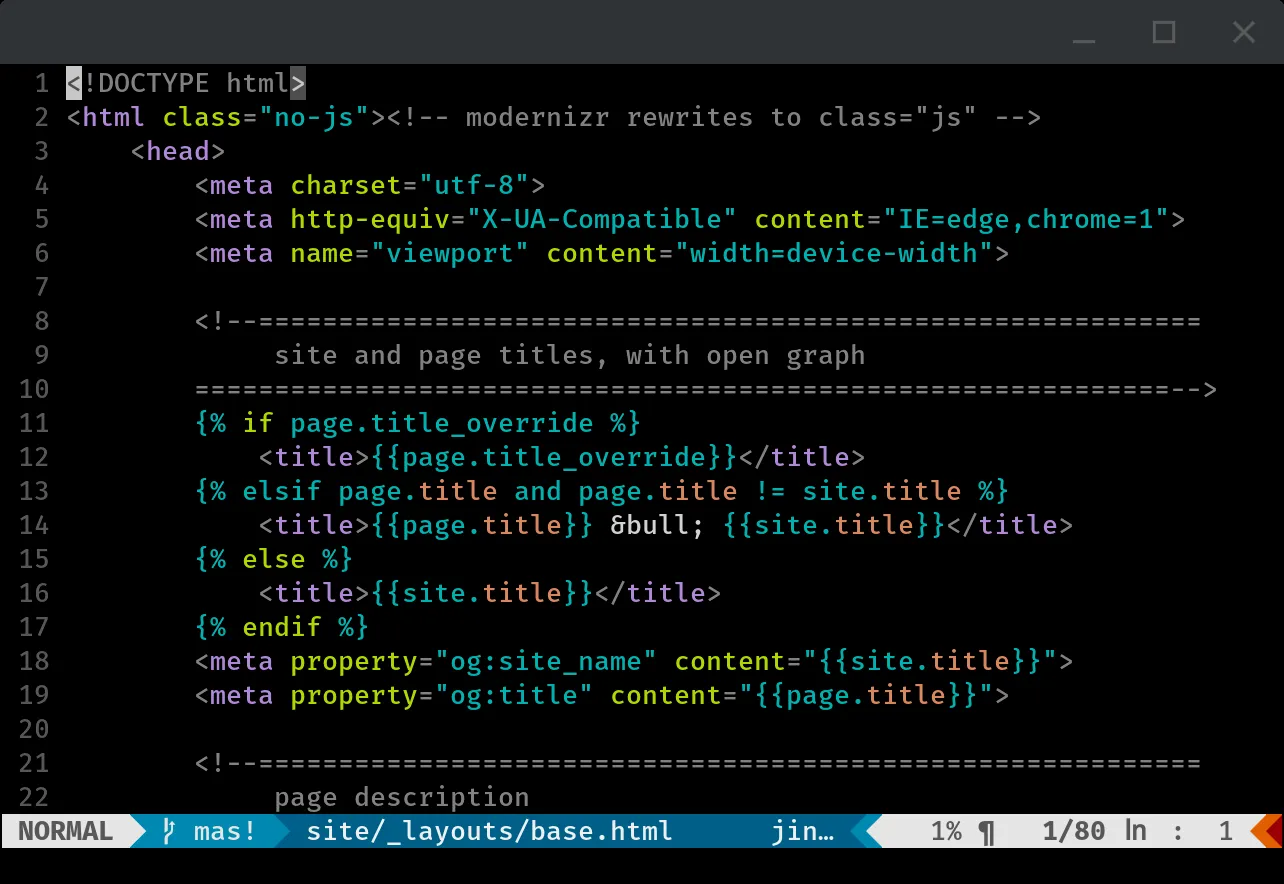 GNOME Terminal displaying JetBrains Mono nicely without ligatures