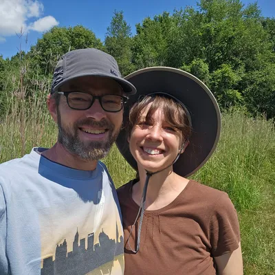 Happy hikers